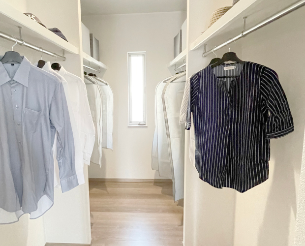 たっぷり収納で片付けラクラク