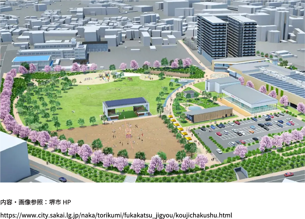 堺市による水賀池公園整備計画