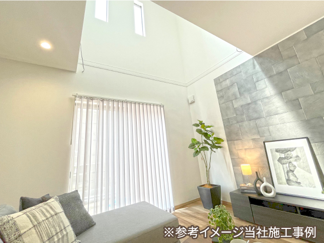 吹抜けも実現しつつ、断熱性はばっちり