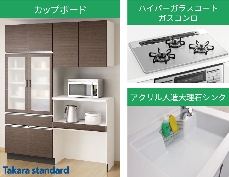 キッチン周りの設備